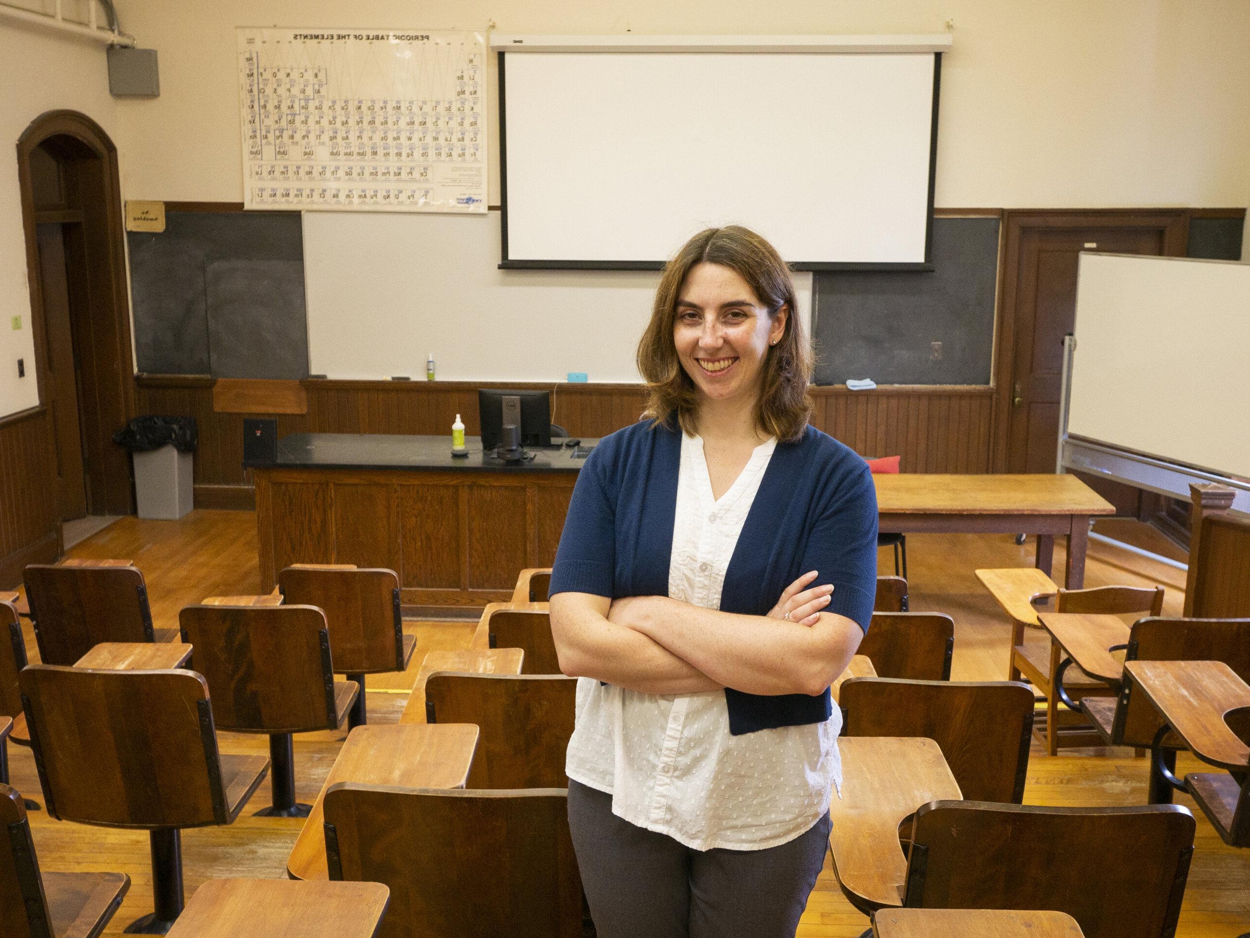 Photo of a Master of Arts in Teaching (MAT) student
